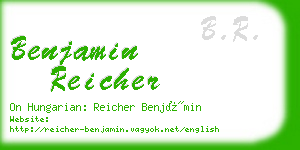 benjamin reicher business card